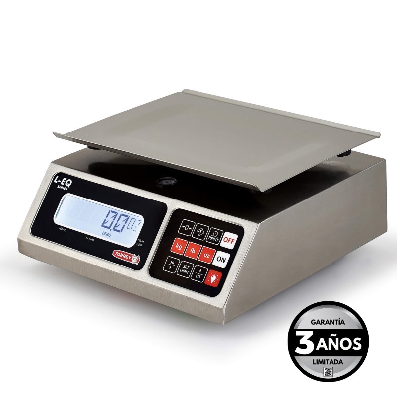 0LEQ10-N Báscula porcionadora de acero inoxidable Conexion para punto de venta