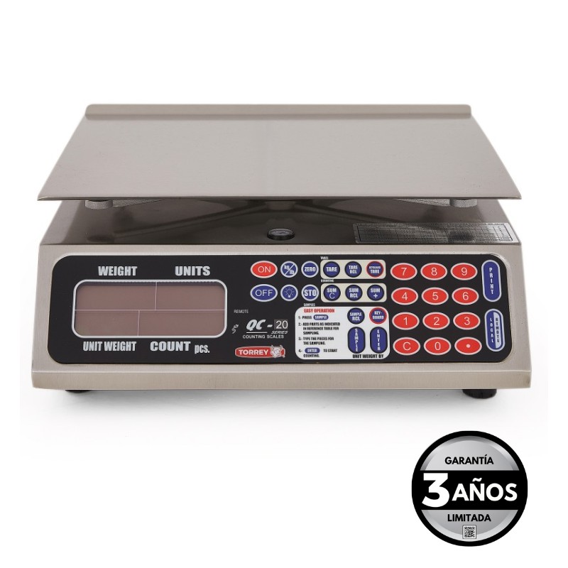 0QC20 Báscula contadora de acero inoxidable