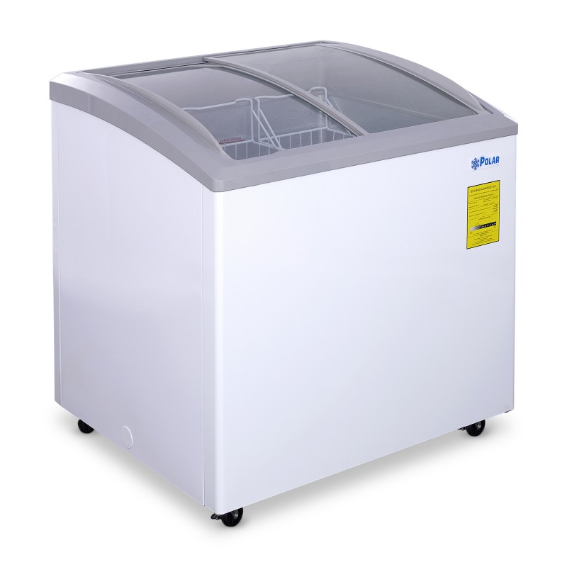 CH-200CR Congelador horizontal tapa cristal curvo Economico Polar 152 litros CCH200CR012
