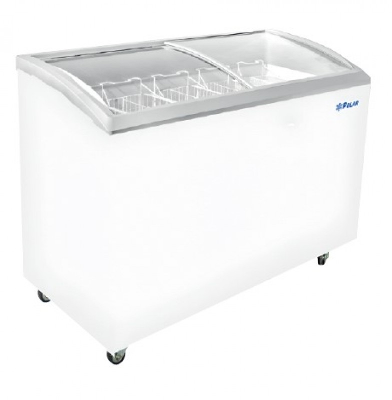 CH-520CR Congelador Horizontal Tapa Cristal Curvo 382L Polar