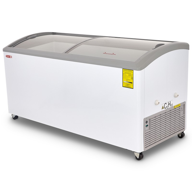 CHC-180CR CONGELADOR HORIZONTAL TAPA DE CRISTAL CURVO 19 PIES