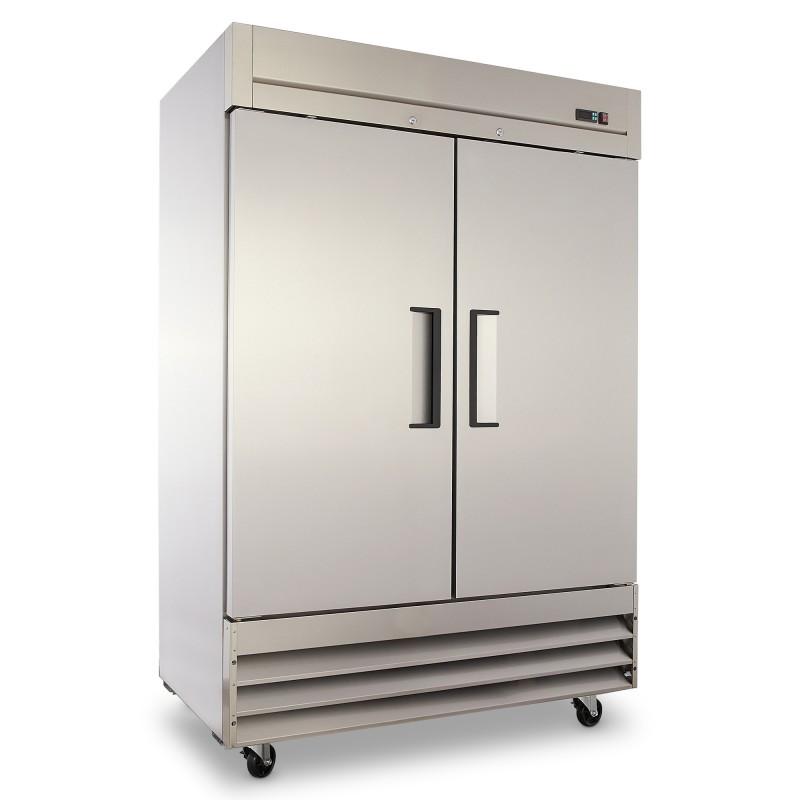 CVSA-47UI CONGELADOR VERTICAL PUERTA SÓLIDA 47 PIES ACERO INOXIDABLE