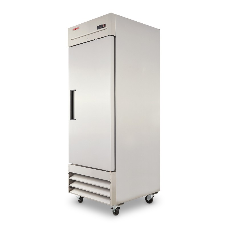 RVSA-23UI REFRIGERADOR VERTICAL PUERTA SÓLIDA 23 PIES ACERO INOXIDABLE