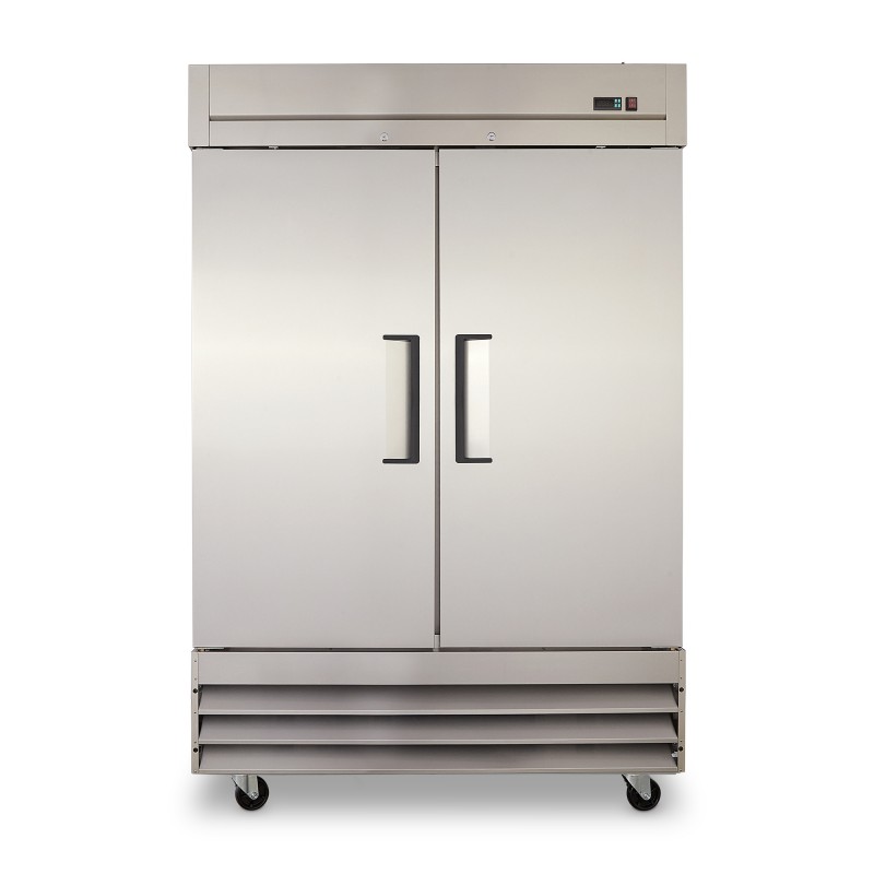 RVSA-47UI REFRIGERADOR VERTICAL PUERTA SÓLIDA 47 PIES ACERO INOXIDABLE