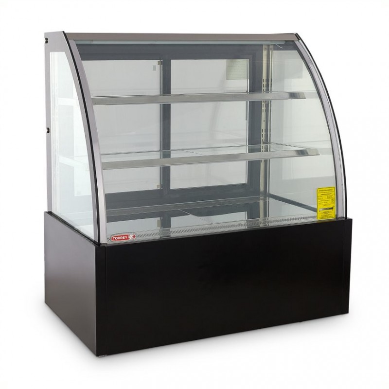 VFG-120C2 VITRINA REFRIGERADA FULL GLASS 120CM CUR